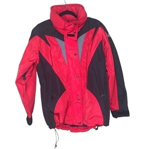 The North Face Vintage Extreme Light Black Red Ski Jacket Women’s Size 14